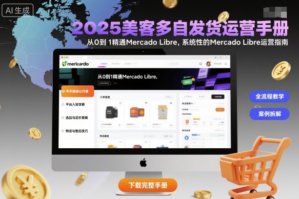 2025美客多自发货运营手册：从0到1精通Mercado Libre，系统性的Mercado Libre运营指南-小千网络