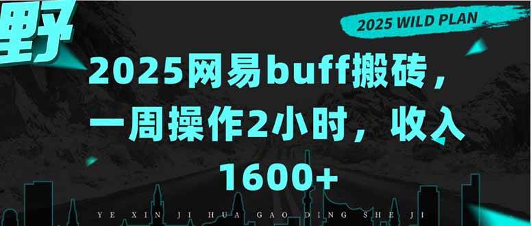 （15666期）2025网易buff搬砖，一周操作2小时，收入1600+-小千网络