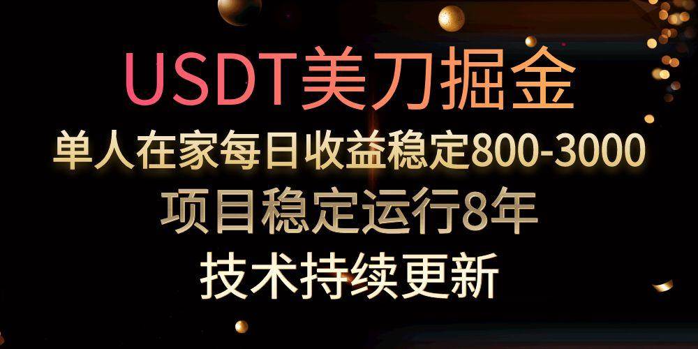 （15527期）USDT美刀掘金，单人每日收益800-3000，稳定运行8年-小千网络
