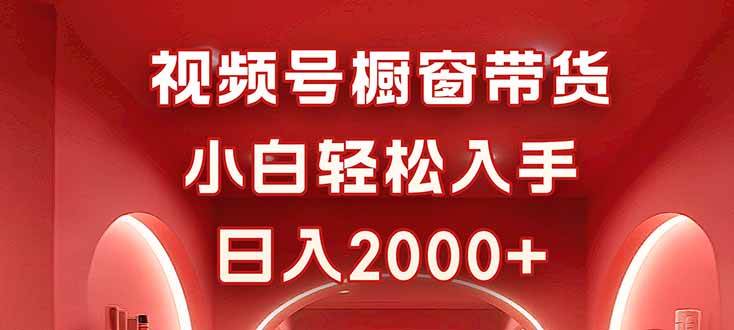 （16248期）视频号橱窗带货，小白轻松入手，日入2000+-小千网络