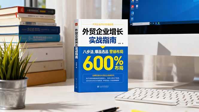（16296期）外贸企业增长实战指南，八步法、爆品选品、营销布局，业绩增长300%-小千网络