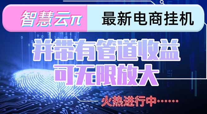 智慧云π电脑挂机单机每天收益300—500+ 并带有团队管道收益 可无限放大-小千网络