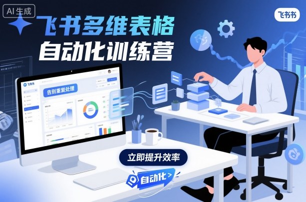 飞书多维表格自动化训练营，手把手教你告别重复处理，用多维表格开启高效办公新模式-小千网络