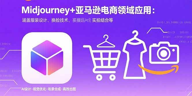 （15777期）Midjourney+电商领域商业应用：涵盖服装设计、换脸技术、实拍结合等-小千网络