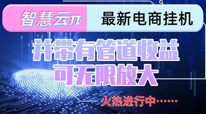 （15314期）智慧云π电脑挂机单机每天收益300—500+ 并带有团队管道收益 可无限放大-小千网络