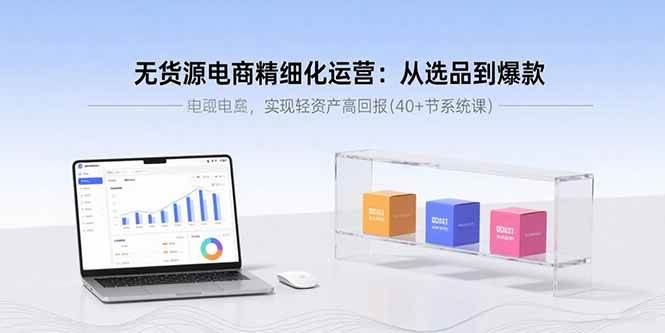 （15896期）无货源电商精细化运营：从选品到爆款，实现轻资产高回报(40+节系统课)-小千网络