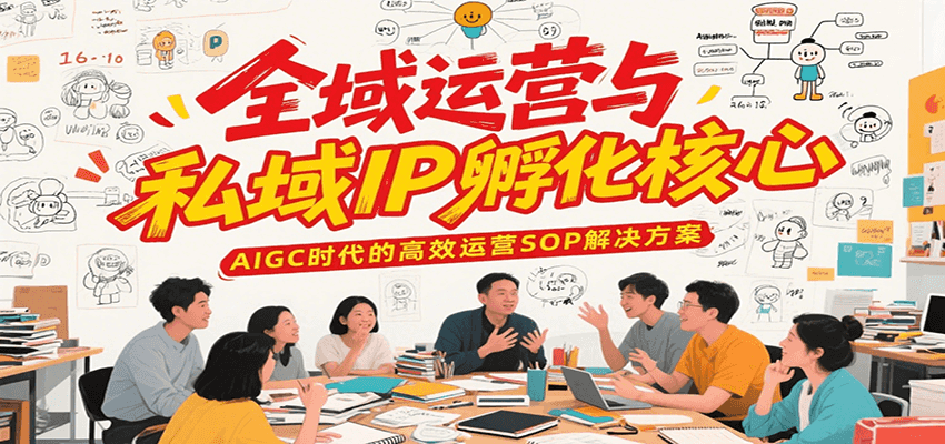 全域运营与私域IP孵化核心，AIGC时代的高效运营SOP解决方案-小千网络