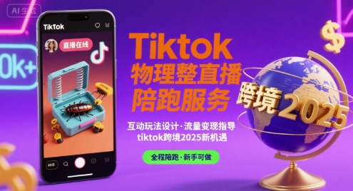 Tiktok物理整蛊直播陪跑服务-tiktok跨境2025-小千网络