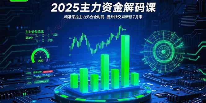 （15511期）2025主力资金解码课：精准捕捉主力建仓时机，提升短线交易胜率(更新7月)-小千网络